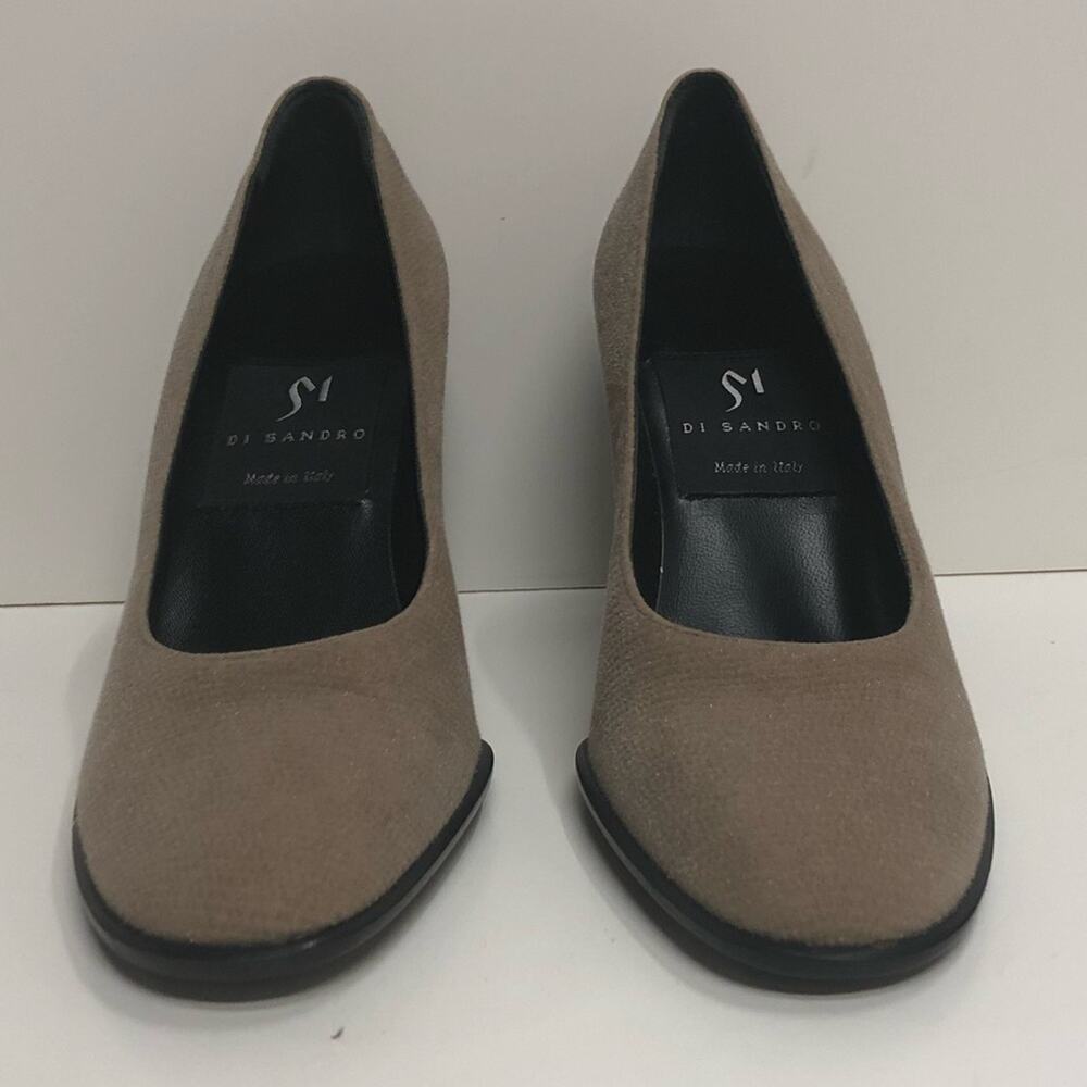 DiSandro Made in Italy Beige High Heel Pump
